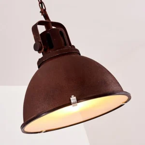 hofstein Suspension Jonsered Rouille, 1 lumière* Lampes En Verre