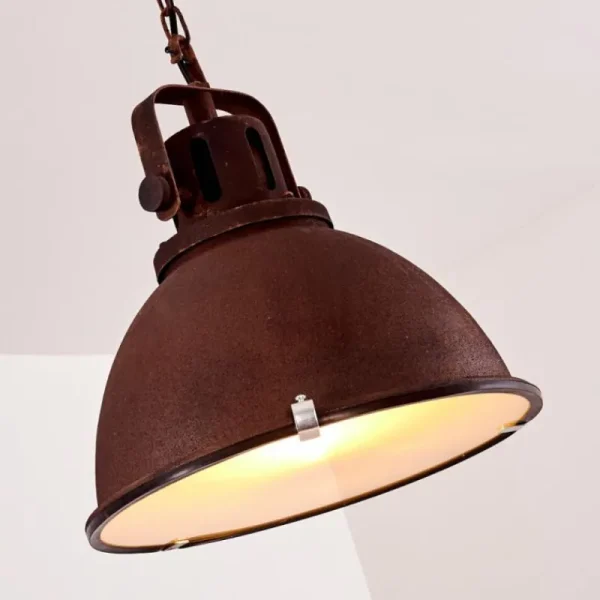 hofstein Suspension Jonsered Rouille, 1 lumière* Lampes En Verre