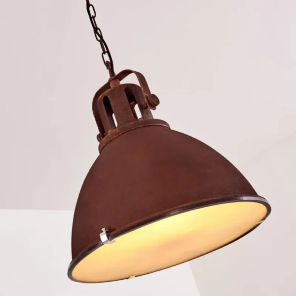 hofstein Suspension Jonsered Rouille, 1 lumière* Lampes En Verre