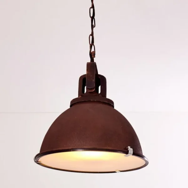 hofstein Suspension Jonsered Rouille, 1 lumière* Lampes En Verre