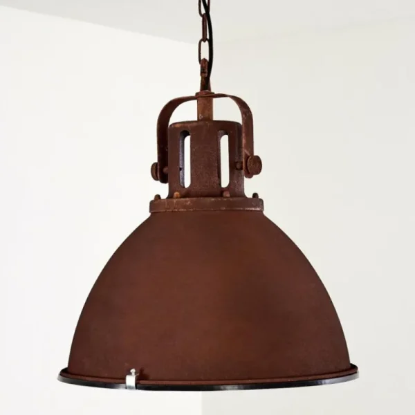 hofstein Suspension Jonsered Rouille, 1 lumière* Lampes En Verre