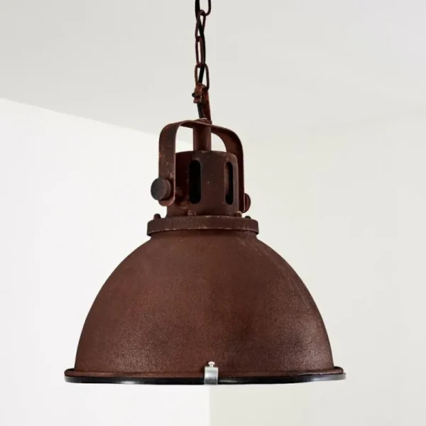 hofstein Suspension Jonsered Rouille, 1 lumière* Lampes En Verre