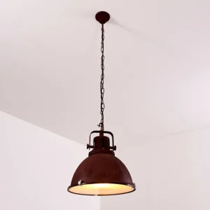 hofstein Suspension Jonsered Rouille, 1 lumière* Lampes En Verre