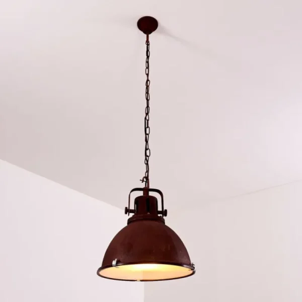 hofstein Suspension Jonsered Rouille, 1 lumière* Lampes En Verre