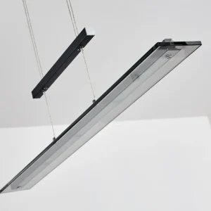 hofstein Suspension Junsele LED Noir, 1 lumière* Lampes En Verre