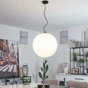 hofstein Suspension Karhia Noir, 1 lumière* Lampes En Verre