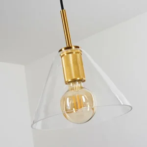 hofstein Suspension Karo Laiton, 1 lumière* Lampes En Verre