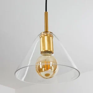 hofstein Suspension Karo Laiton, 1 lumière* Lampes En Verre