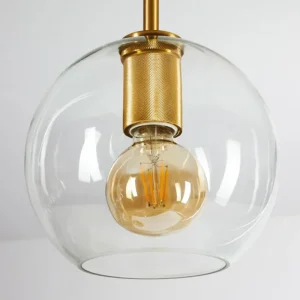 hofstein Suspension Karo Laiton, Noir, 3 lumières* Lampes En Verre