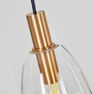 hofstein Suspension Kenong Laiton, 1 lumière* Lampes En Verre