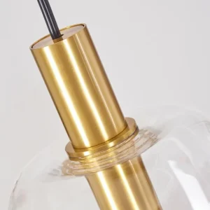 hofstein Suspension Kenong Laiton, 4 lumières* Lampes En Verre