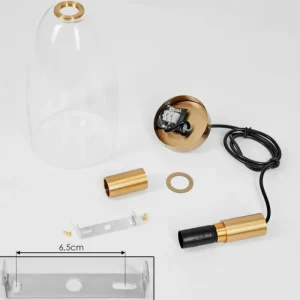 hofstein Suspension Kenong Laiton, 1 lumière* Lampes En Verre