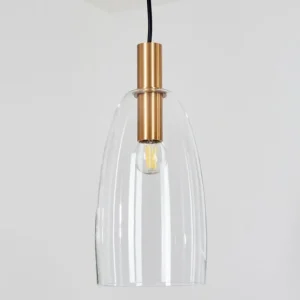 hofstein Suspension Kenong Laiton, 1 lumière* Lampes En Verre