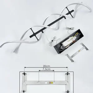 hofstein Suspension Khovet LED Noir, 1 lumière* Lampes Modernes