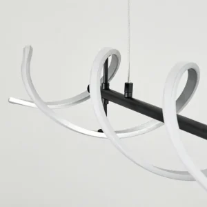 hofstein Suspension Khovet LED Noir, 1 lumière* Lampes Modernes