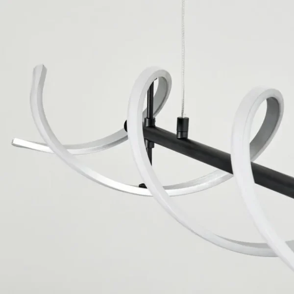 hofstein Suspension Khovet LED Noir, 1 lumière* Lampes Modernes