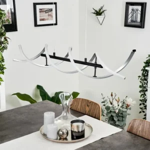 hofstein Suspension Khovet LED Noir, 1 lumière* Lampes Modernes