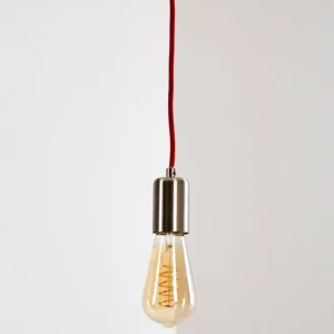 hofstein Suspension Lemone Nickel mat, 1 lumière* Lampes Modernes