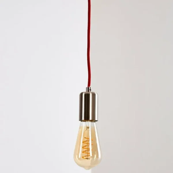 hofstein Suspension Lemone Nickel mat, 1 lumière* Lampes Modernes