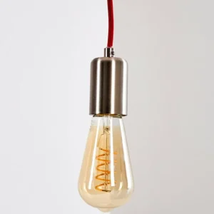 hofstein Suspension Lemone Nickel mat, 1 lumière* Lampes Modernes