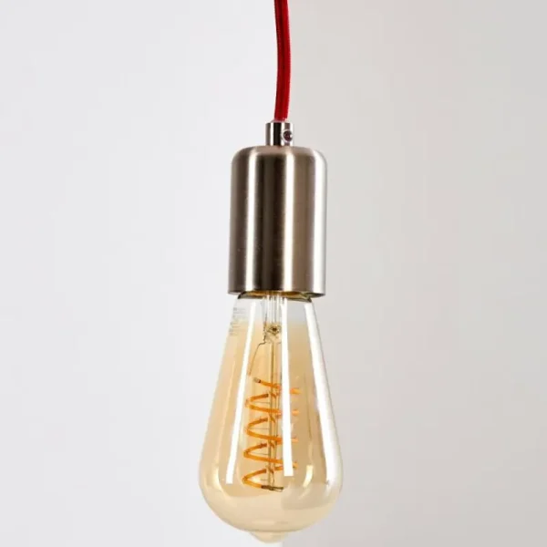 hofstein Suspension Lemone Nickel mat, 1 lumière* Lampes Modernes