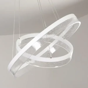 hofstein Suspension Lezha LED Blanc, 2 lumières* Lampes Modernes