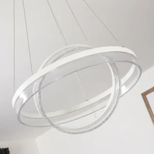hofstein Suspension Lezha LED Blanc, 2 lumières* Lampes Modernes