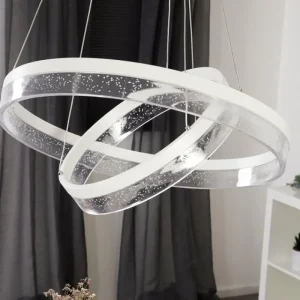 hofstein Suspension Lezha LED Blanc, 2 lumières* Lampes Modernes