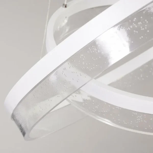 hofstein Suspension Lezha LED Blanc, 2 lumières* Lampes Modernes