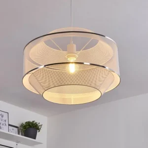 hofstein Suspension Limassol Blanc, 1 lumière* Lampes Modernes