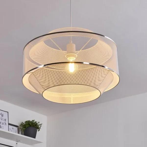 hofstein Suspension Limassol Blanc, 1 lumière* Lampes Modernes