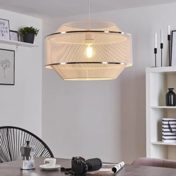 hofstein Suspension Limassol Blanc, 1 lumière* Lampes Modernes