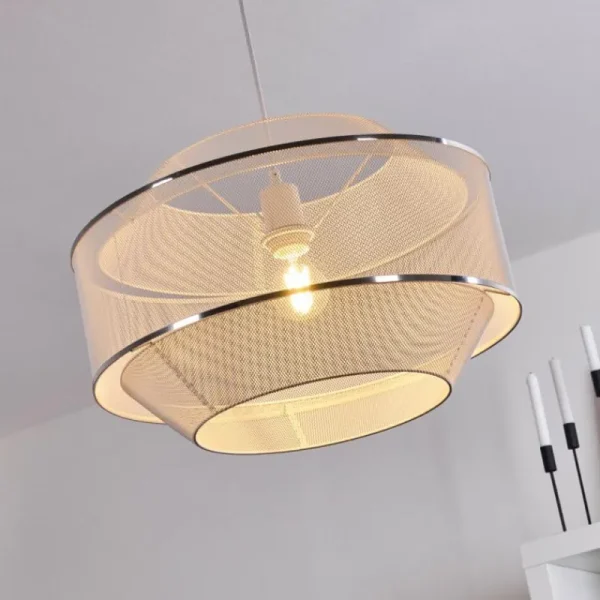 hofstein Suspension Limassol Blanc, 1 lumière* Lampes Modernes
