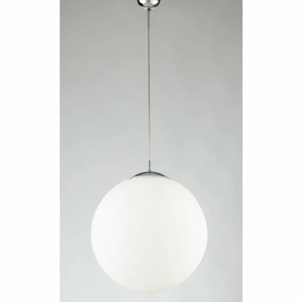 Luce Design Suspension Luce-Design City Chrome, 1 lumière* Lampes En Verre