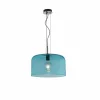 Luce Design Suspension Luce-Design Gibus Chrome, 1 lumière* Lampes En Verre