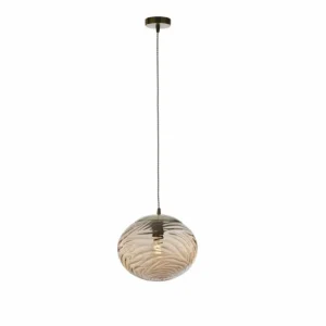 Luce Design Suspension Luce-Design Nereide Chrome, 1 lumière* Lampes En Verre