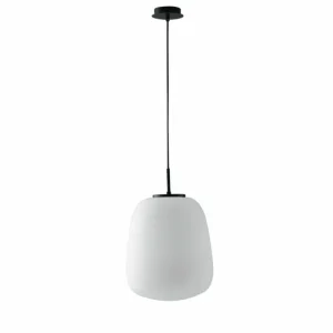 Luce Design Suspension Luce-Design Tolomeo Noir, 1 lumière* Lampes En Verre