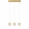 Luminaires Lucide Suspension Lucide CINTRA LED Or, 3 lumières* Lampes En Verre