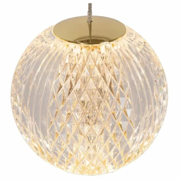 Luminaires Lucide Suspension Lucide CINTRA LED Or, 5 lumières* Lampes En Verre