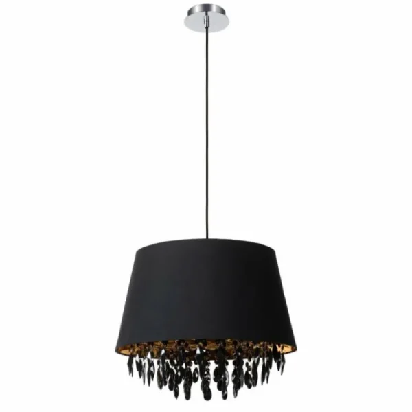 Luminaires Lucide Suspension Lucide DOLTI Noir, 1 lumière* Lampes En Verre