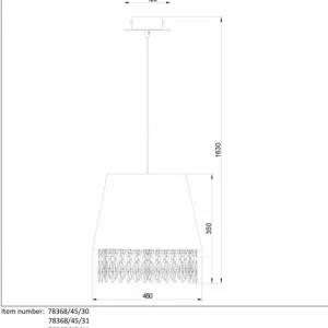 Luminaires Lucide Suspension Lucide DOLTI Noir, 1 lumière* Lampes En Verre