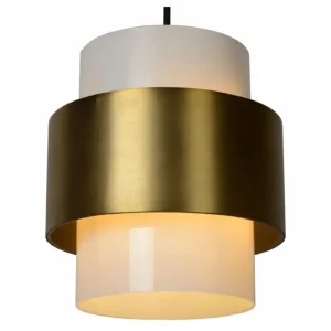 Luminaires Lucide Suspension Lucide FIRMIN Laiton, 1 lumière* Lampes En Verre