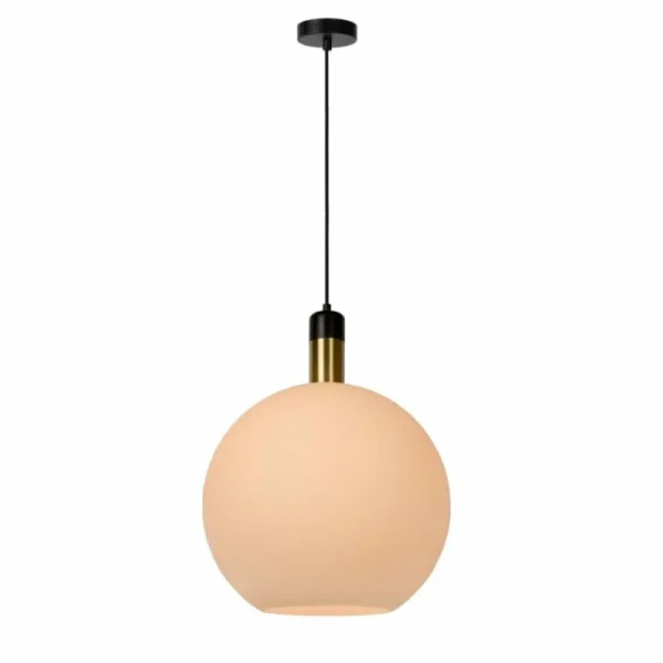 Luminaires Lucide Suspension Lucide JULIUS Blanc, 1 lumière* Lampes En Verre