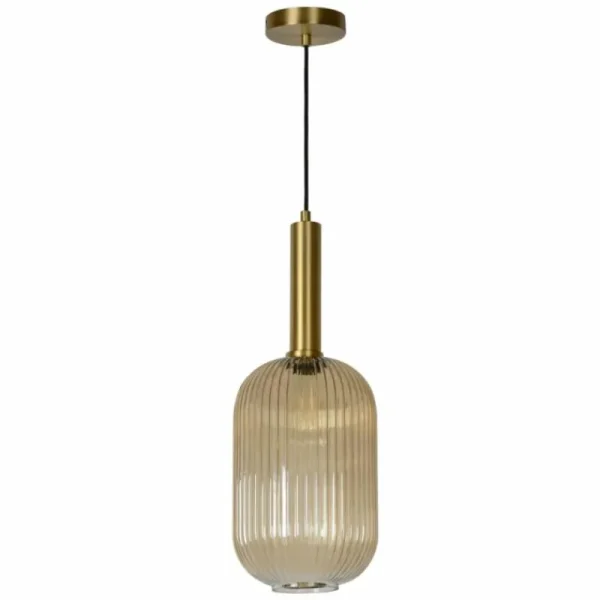 Luminaires Lucide Suspension Lucide MALOTO Or, 1 lumière* Lampes En Verre