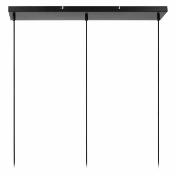 Luminaires Lucide Suspension Lucide MEDINE Noir, 3 lumières* Lampes En Verre