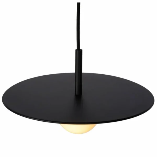 Luminaires Lucide Suspension Lucide TOPHER Noir, 1 lumière* Lampes En Verre