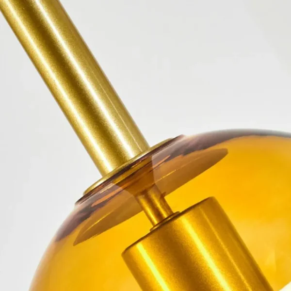 hofstein Suspension Magnano Or, 1 lumière* Lampes En Verre