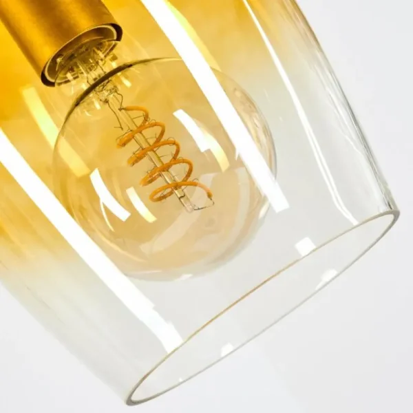 hofstein Suspension Magnano Or, 1 lumière* Lampes En Verre