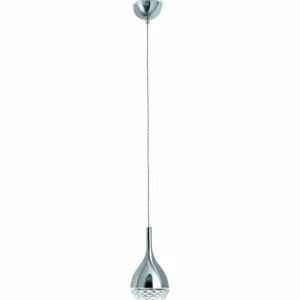 Luminaires Mantra Suspension Mantra KHALIFA Chrome, 1 lumière* Lampes En Verre