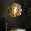 hofstein Suspension Marore Argenté, 1 lumière* Lampes En Verre